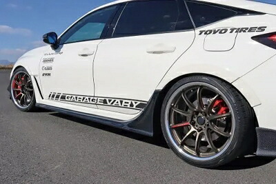 FL5 シビック TypeR サイドステップ 綾織りカーボン クリア塗装取付｜Autostyle