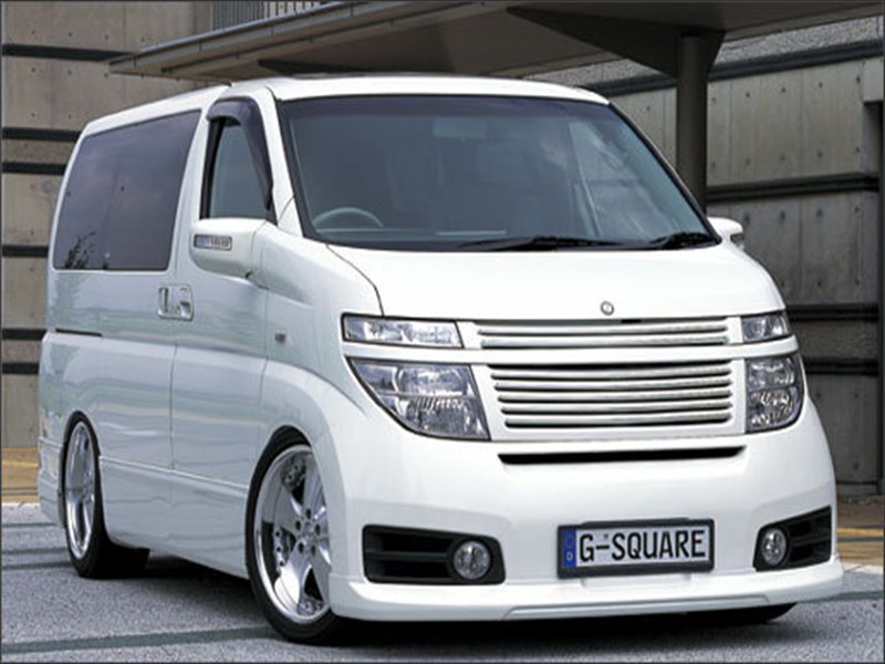 開店祝い G-square ELGRAND-HighwaySTAR E51 NE51 前期 AERO PARTS Set