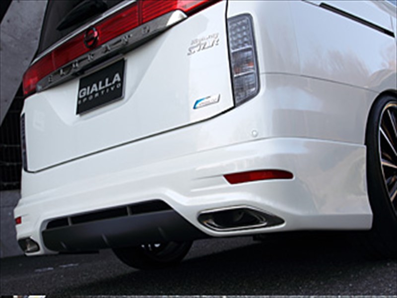 エルグランド E52/ハイウェイスター 前期 REAR HALF SPOILER FRP製｜Autostyle