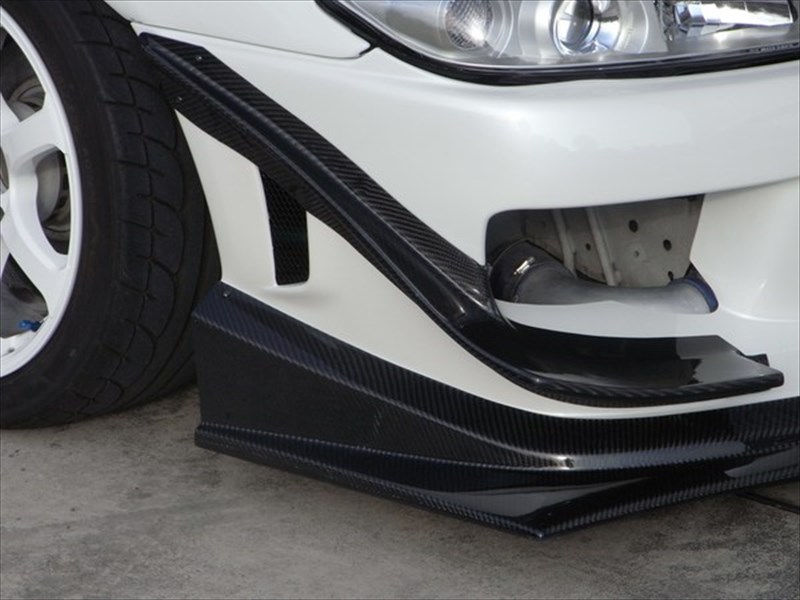 シルビア S15 フロントバンパーType1専用カナードT2 FRP製 【長納期商品】 塗装取付込｜Autostyle
