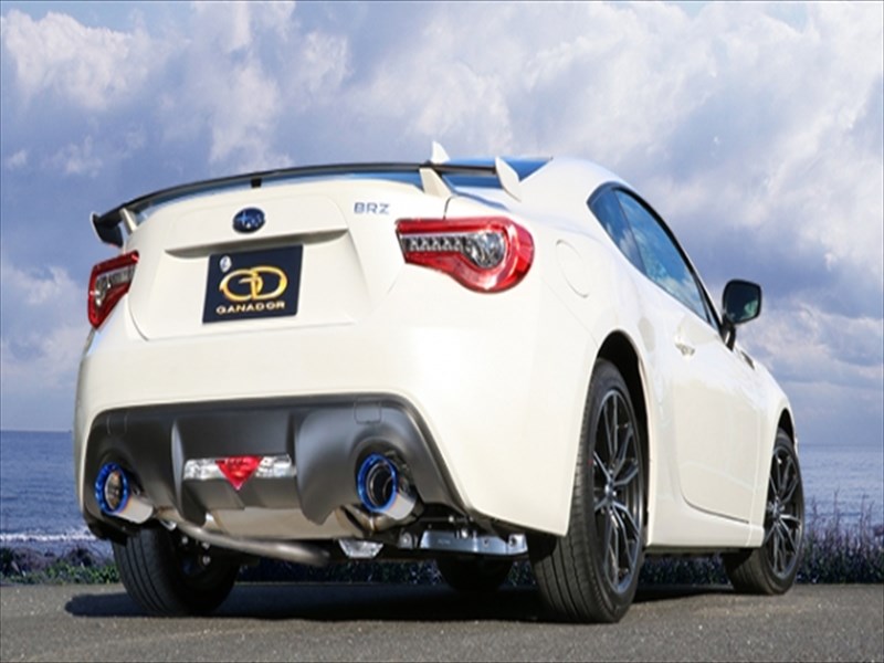 BRZ ZC6 後期 Vertex Sports P.B.S搭載 チタンマフラー 取付込