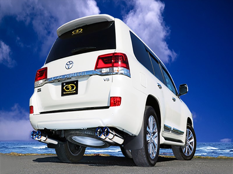 URJ202W ランドクルーザー 200系 H27/8～ 4.600cc Vertex 4WD/SUV ステンレスマフラー P.B.S搭載 標準バンパー 左右4本出し サークルタイプ/ブルーテール 154,825円