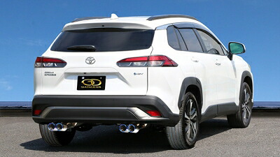 カローラクロス 後期 2WD オールチタニウム製PBS搭載 マフラー チタニウム製ブルーテール