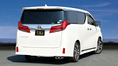アルファード AGH30W 2.5 2WD S PASION EVO P.B.S搭載マフラー 右ダブル出し ポリッシュテール