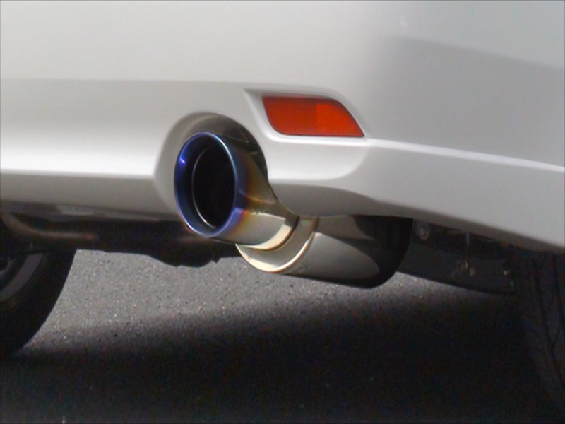 レガシィツーリングワゴン ターボ DBA-BRG CONVERT Rouge EVO マフラー BLUE