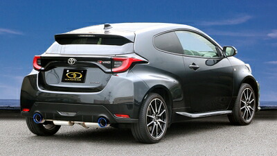 GRヤリス (4BA-GXPA16) RC / RZ Vertex Sports PBS.S搭載 マフラー テール部のみ チタニウム製ブルー