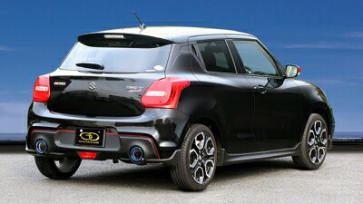 ZC33S スイフト スポーツ Vertex Sports PBS搭載 マフラー テール部のみ チタニウム製ブルー