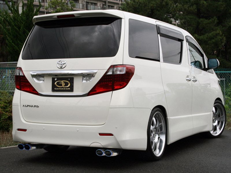 ヴェルファイア S/Zグレード PASION EVO P.B.S 左右4本出し 3.5ℓ オーバル チタンテール バンパーシェード無 取付込