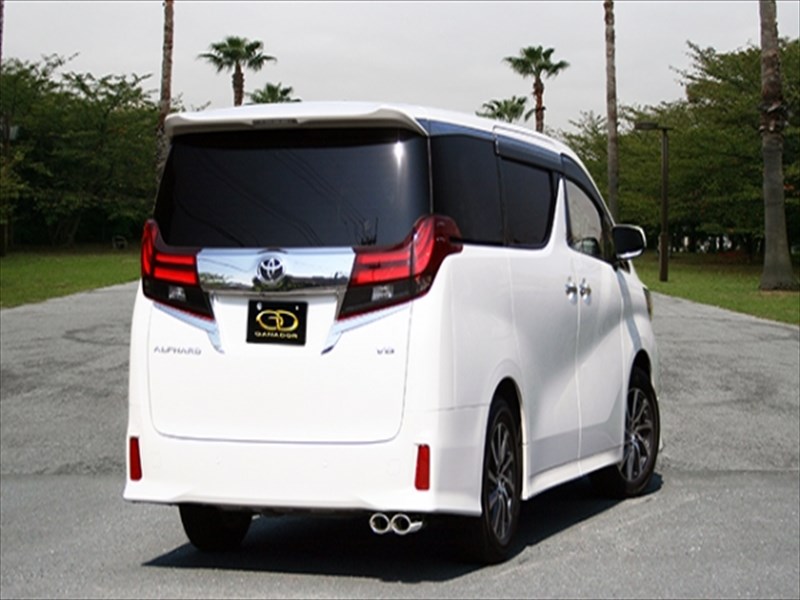 ヴェルファイア GGH30W 3.5 2WD ZA PASION EVO P.B.S搭載マフラー 右ダブル出し ポリッシュテール 取付込