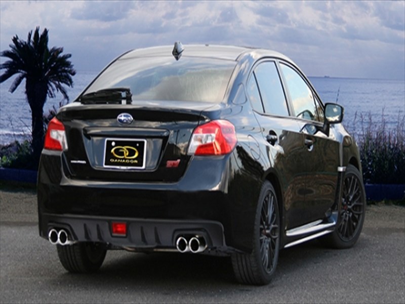 WRX STi VAB Vertex sports ステンレスマフラー ポリッシュテール 取付込