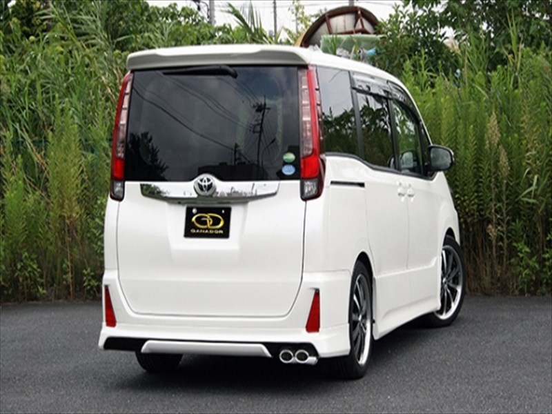 ヴォクシー ZRR80W グレード：ZS PASION EVO P.B.S搭載 右ダブル/オーバル モデリスタリヤスカート用 ポリッシュテール