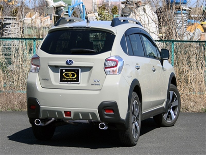 スバル XV ハイブリッド DAA-GPE PASION EVO P.B.S搭載 ステンレスマフラー ポリッシュテール 左右出し