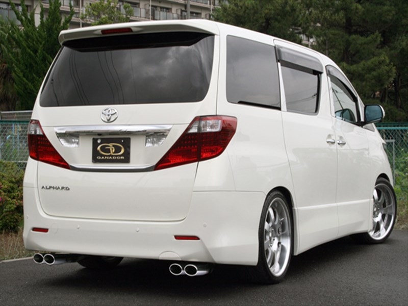 アルファード S/Zグレード PASION EVO P.B.S 左右4本出し 2.4ℓ オーバル バンパーシェード無