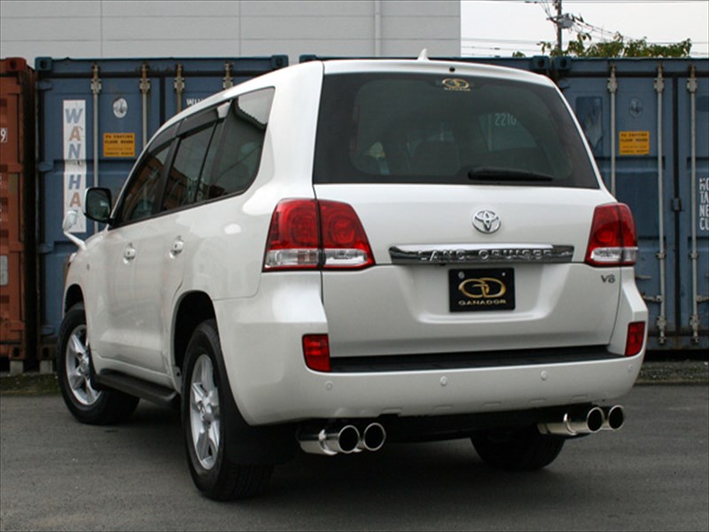 ランドクルーザー 200系 前期 Vertex 4WD/SUV ステンレスマフラー P.B.S無し 標準バンパー 左右 4本出し サークルタイプ 取付込