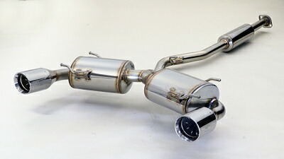 BRZ(3BA-ZD8) R/Sグレード用 Vertex Sports PBS.S搭載 センターパイプ付マフラー ポリッシュテール