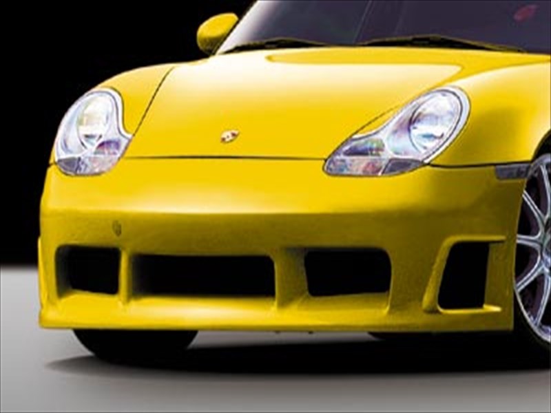 986 BOXSTER フロントバンパースポイラー カーボン クリア塗装済み