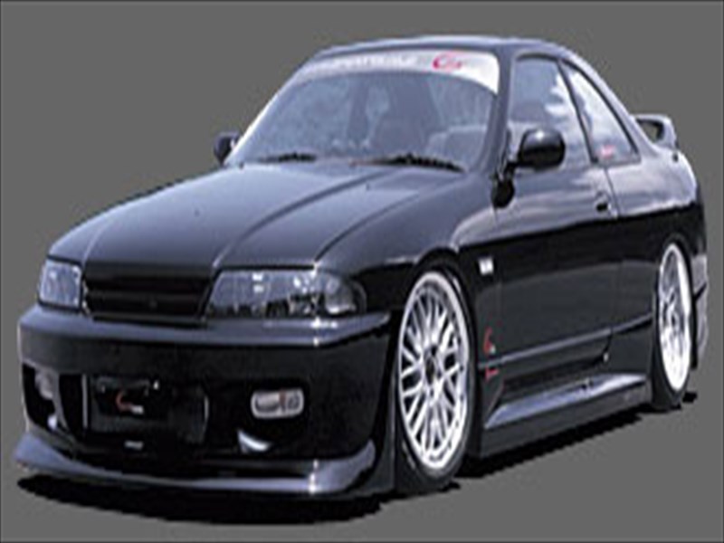 G-FOUR AERO ECR33前期 フロントバンパースポイラー 塗装済み