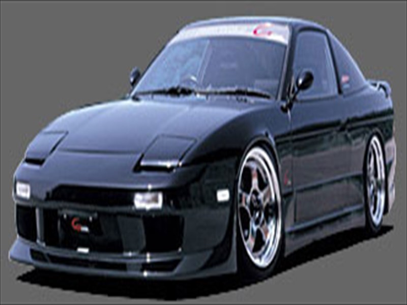 G-FOUR AERO 180SX フロントバンパースポイラー(Build In) 塗装済み