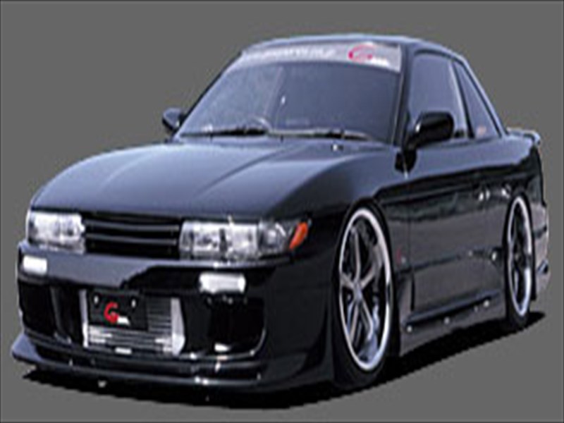 G-FOUR AERO S13 フロントバンパースポイラー 塗装済み
