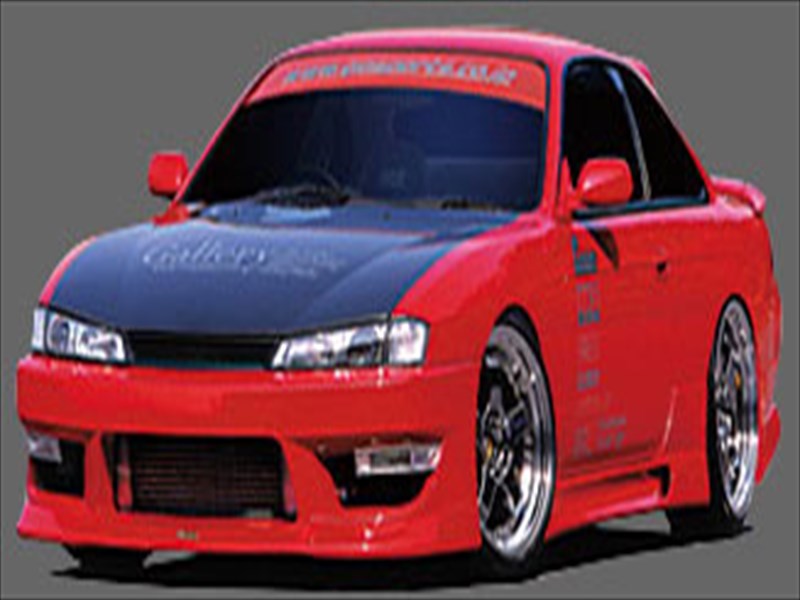 G-SONIC ZERO ONE S14後期 サイドステップ 塗装取付込