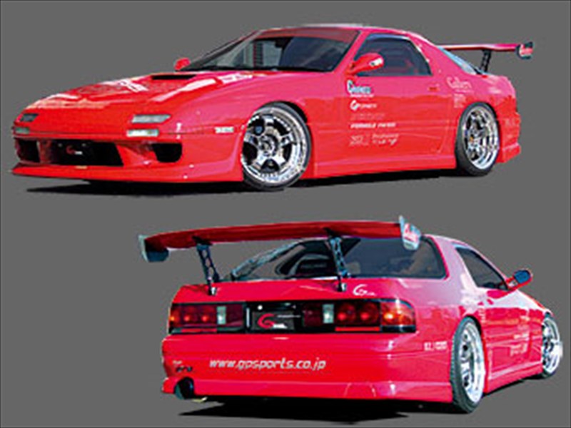 FC3S ライト固定フルカウル 塗装取付込 RX-7 FC3S ｴｱﾛ3点ｷｯﾄ FB1・SS・