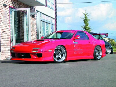 G-FOUR AERO FC3S フロントバンパースポイラー 塗装済み