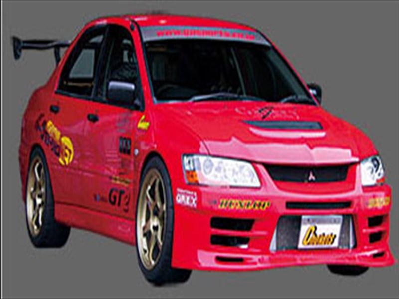 Chokets フロントバンパースポイラーLANCEREVOLUTION VIII 塗装済み