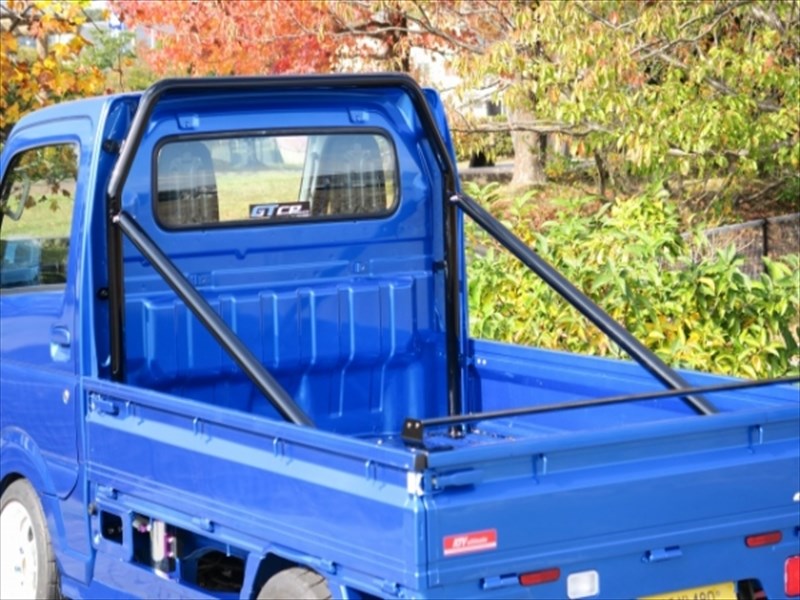 スクラムトラック DG16T 4点式ロールバー タイプ B1 スチール鋼管＋黒色パウダーコーティング