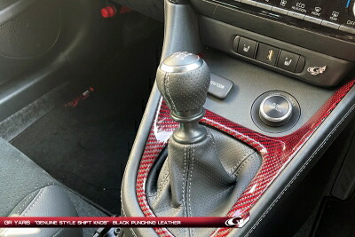 GR ヤリス 6MT パンチングレザー シフトノブ グレーステッチ｜Autostyle