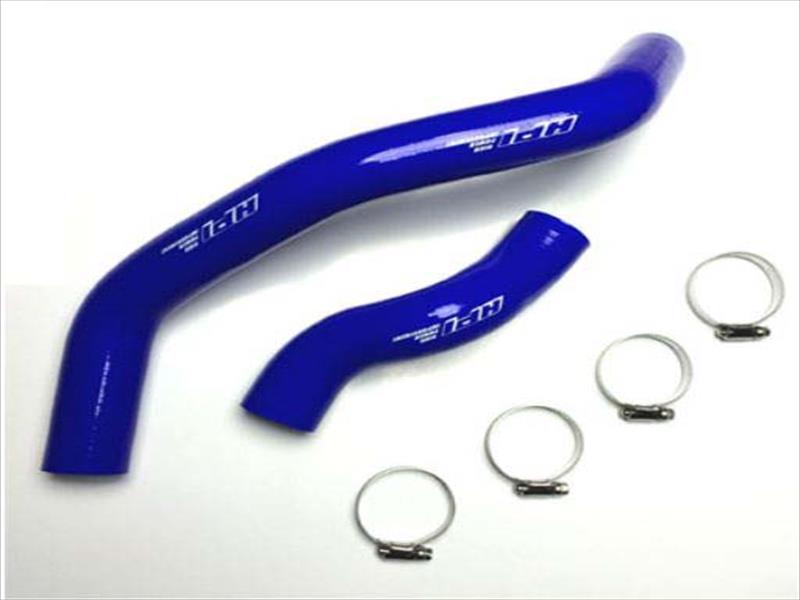 ランサーエボリューション CT9A シリコンラジエターホース エボ7用 ブルーシリコン/HPIロゴ