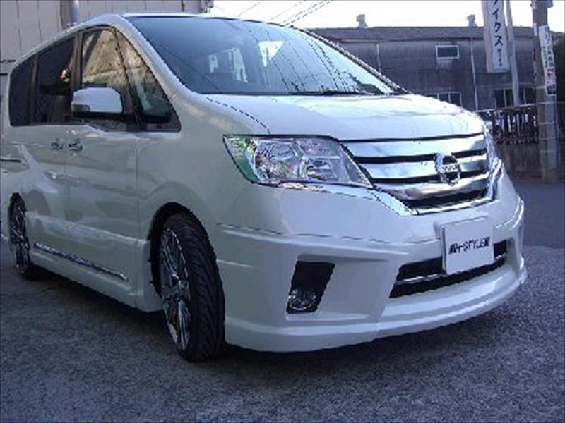 楽天市場】セレナ C24 前期 ハーフエアロ3点キット : Autostyle