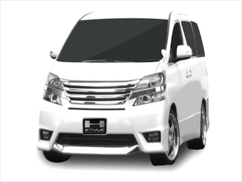 ヴェルファイア ANH/GGH 20/25W 前期 カメラ無車用 フロントグリル 黒メッシュ付 ABS製 メッキ仕上げ|Autostyle