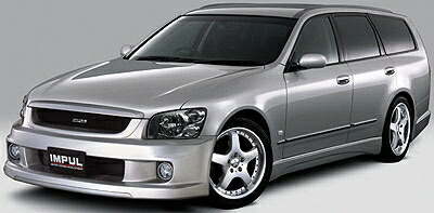 M35 ステージア 535W タイプ2 フロントバンパー/ボンネットフィンセット