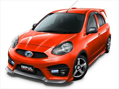 楽天市場】マーチ K13 後期 IMPULエアロダイナミクスシステム リア