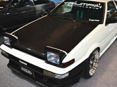 AE86 トレノ　カーボンボンネット　フラットボンピン・ウォッシャー付き imsz000007-000-p0_01.jpg