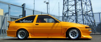 AE86 トレノ SPEC-R 後期 S.FRP 前 サイドステップ