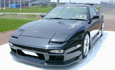 楽天市場】180SX 後期純正バンパー用 リップ ハーフ スポイラー エアロ