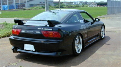楽天市場】180SX 後期純正バンパー用 リップ ハーフ スポイラー エアロ
