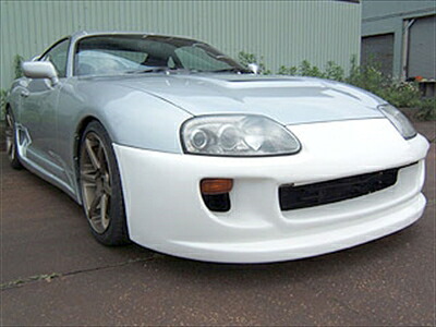 スープラ JZA80 前期 フロントバンパースポイラー FRP 塗装済み