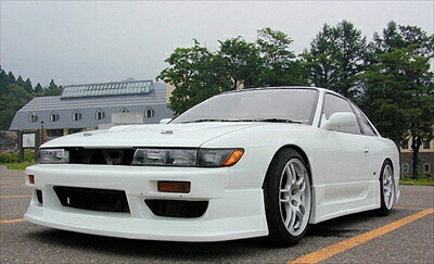 S13 SILVIA フロントバンパースポイラー FRP 塗装済み