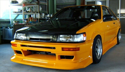 スペックーR AE86 レビン フロントバンパースポイラー ソフトFRP（後期） 塗装取付込