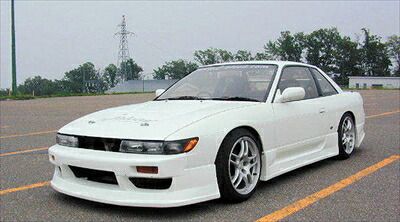 S13 SILVIA フロントバンパースポイラー SFRP 塗装取付込