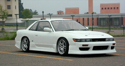 S13 SILVIA サイドステップ FRP 塗装取付込