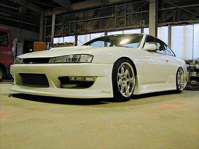 S14 SILVIA 後期 サイドステップ FRP 塗装取付込