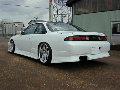 S14 SILVIA 後期 リアバンパースポイラー SFRP 塗装取付込