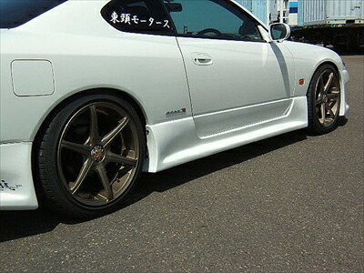 シルビア S15 サイドステップ FRP 塗装取付込