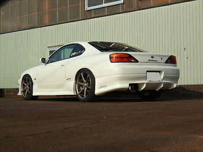 シルビア S15 リアバンパースポイラー SFRP 塗装取付込