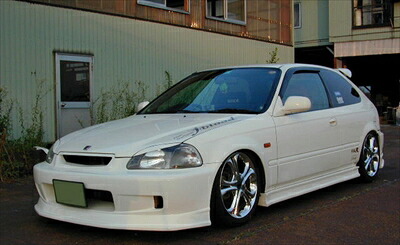 EK-9 CIVIC 3ドア フロントバンパースポイラー FRP 前期用
