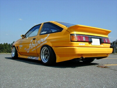 ｢納期4ヵ月前後｣ カローラレビン AE86 後期 リアアンダースポイラー FRP製 塗装済み