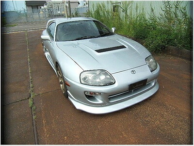 スープラ JZA80 前期/後期 フロントリップスポイラー ソフトFRP 塗装済み